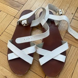 Steve Madden White Sandals